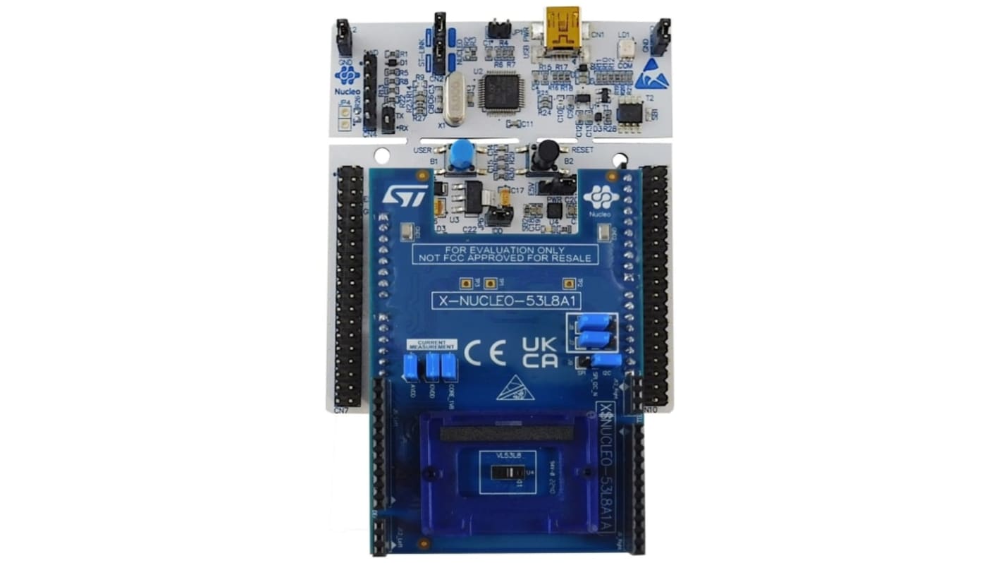 STMicroelectronics Development Kit 开发套件, ToF 传感器, X-NUCLEO-53L8A1 T芯片, 用于STM32 Nucleo