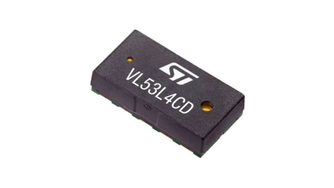 Sensor de proximidad STMicroelectronics VL53L4CDV0DH/1, 12 pines, LGA12 óptico, 1 → 1300mm VL53L4CD