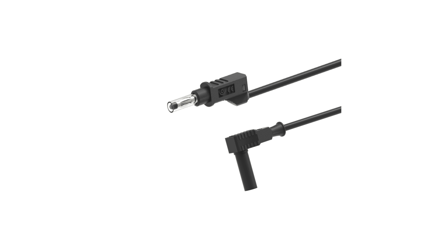 Electro PJP Plug, 12A, 600V, Black, 2m Lead Length