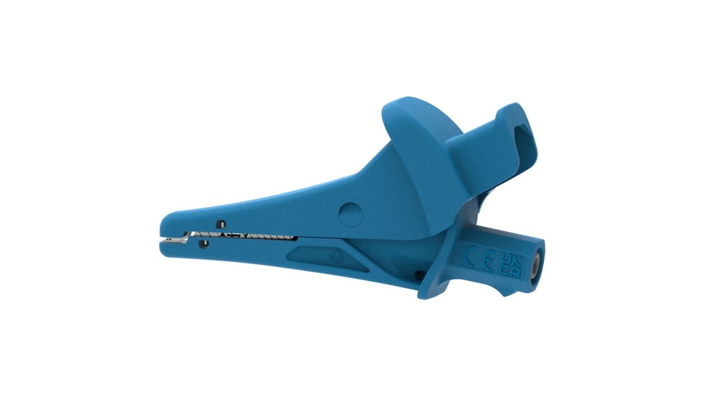 Electro PJP Alligator Clip Alligator Clip Connection, 20A, Blue