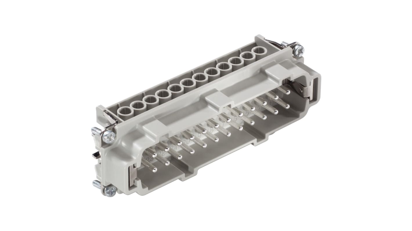 Lapp Connector, 25 Way, 16A, Male, H-BE 24, 500 V