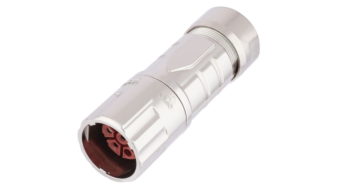 Lapp Industrial Circular Connectors, 6 Contacts, Cable Mount, Socket, Female, IP68, POWER LS 1 Series