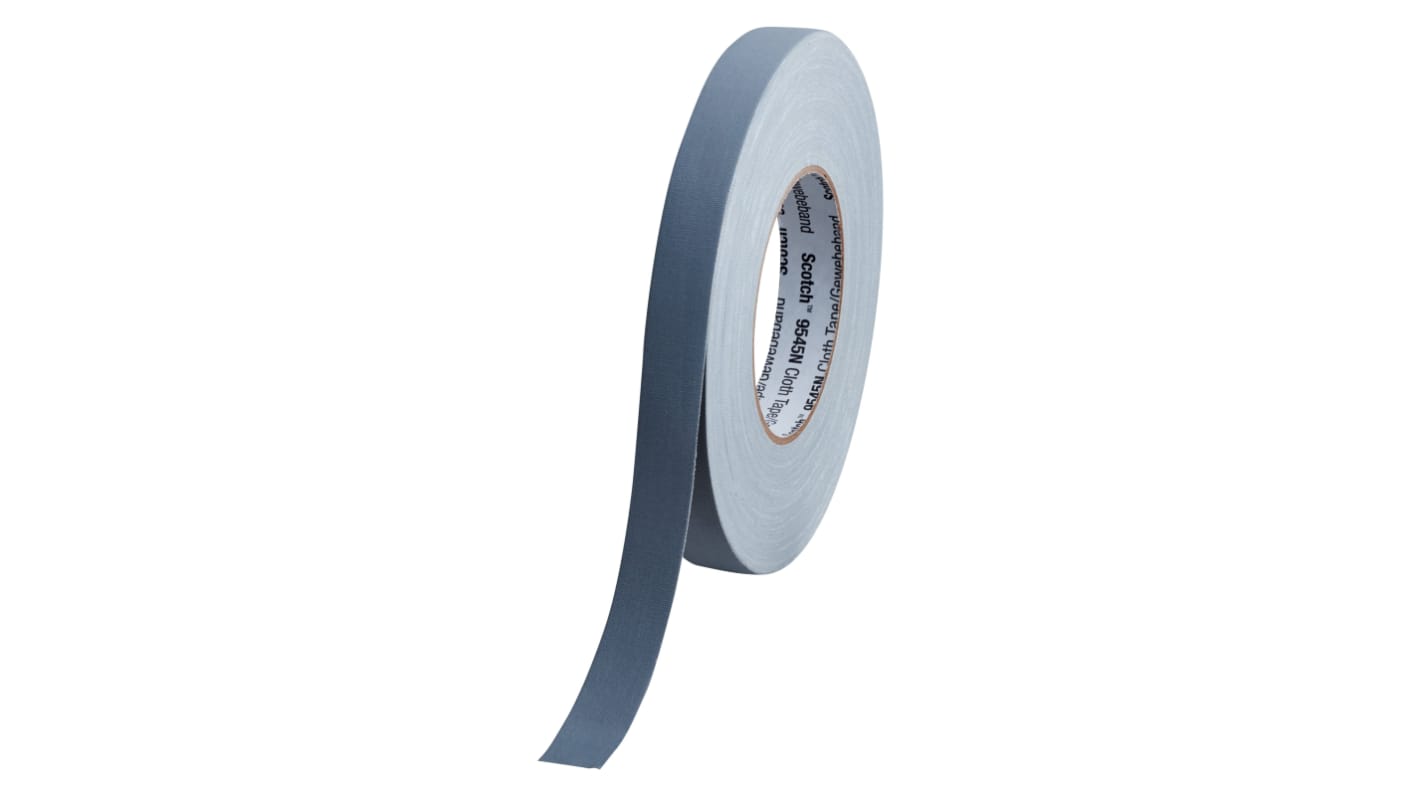 Cinta americana, PVC 3M 9545N de color Gris, 19mm x 50m, grosor 0.3mm