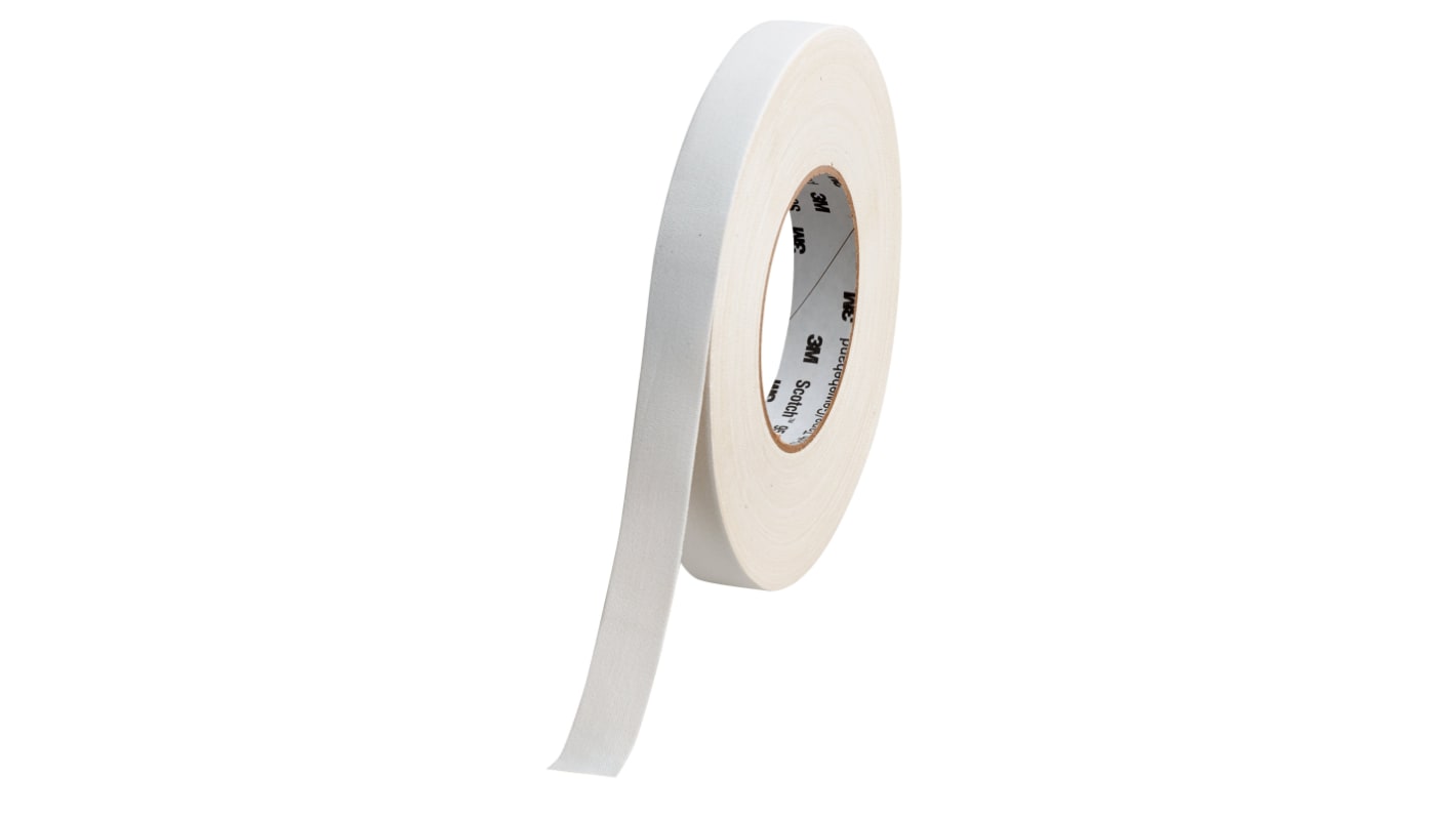3M Scotch 9545N Cloth Tape, 50m x 19mm, White