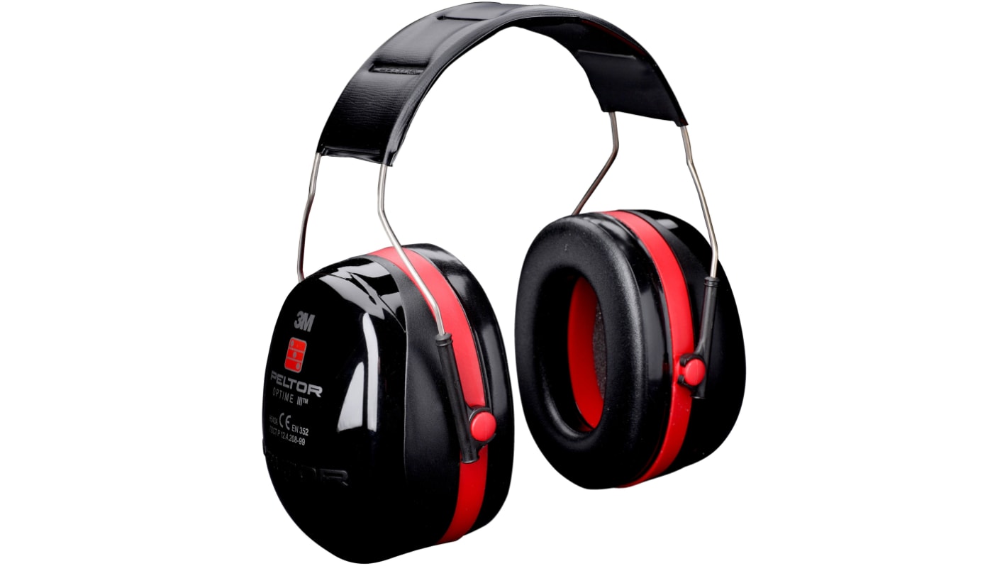 3M PELTOR Wired Listen Only Ear Defender with Headband, 35dB, Green