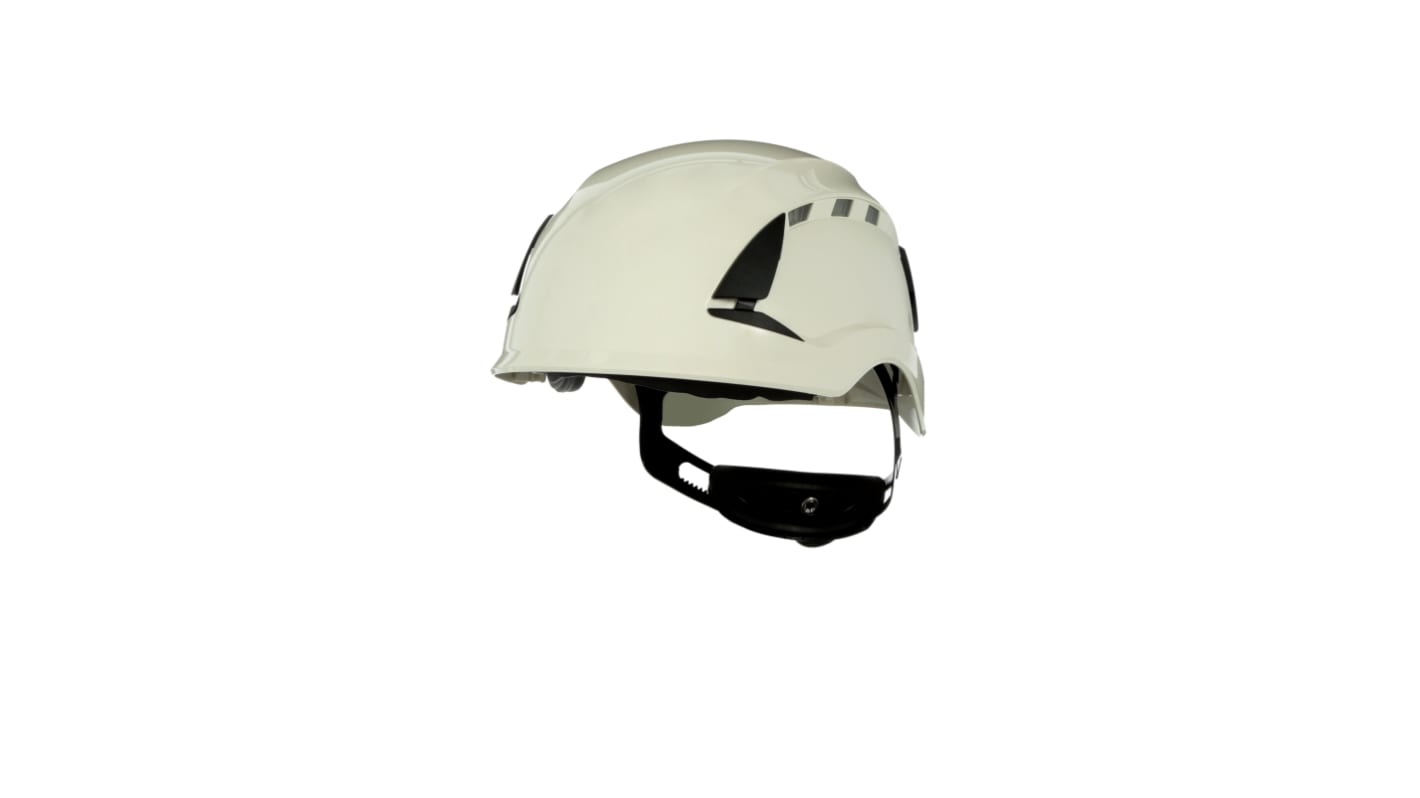 3M SecureFit Green Hard Hat with Chin Strap, Adjustable, Ventilated