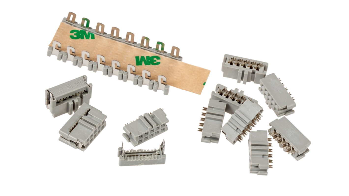 3M 10-Way IDC Connector Socket for Free Hanging, 2-Row