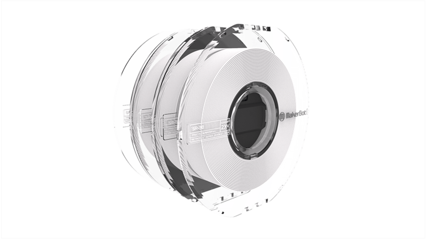 3750015A Ultimaker 1.75mm Transparent SR30 3D Printer Filament, 450g RS