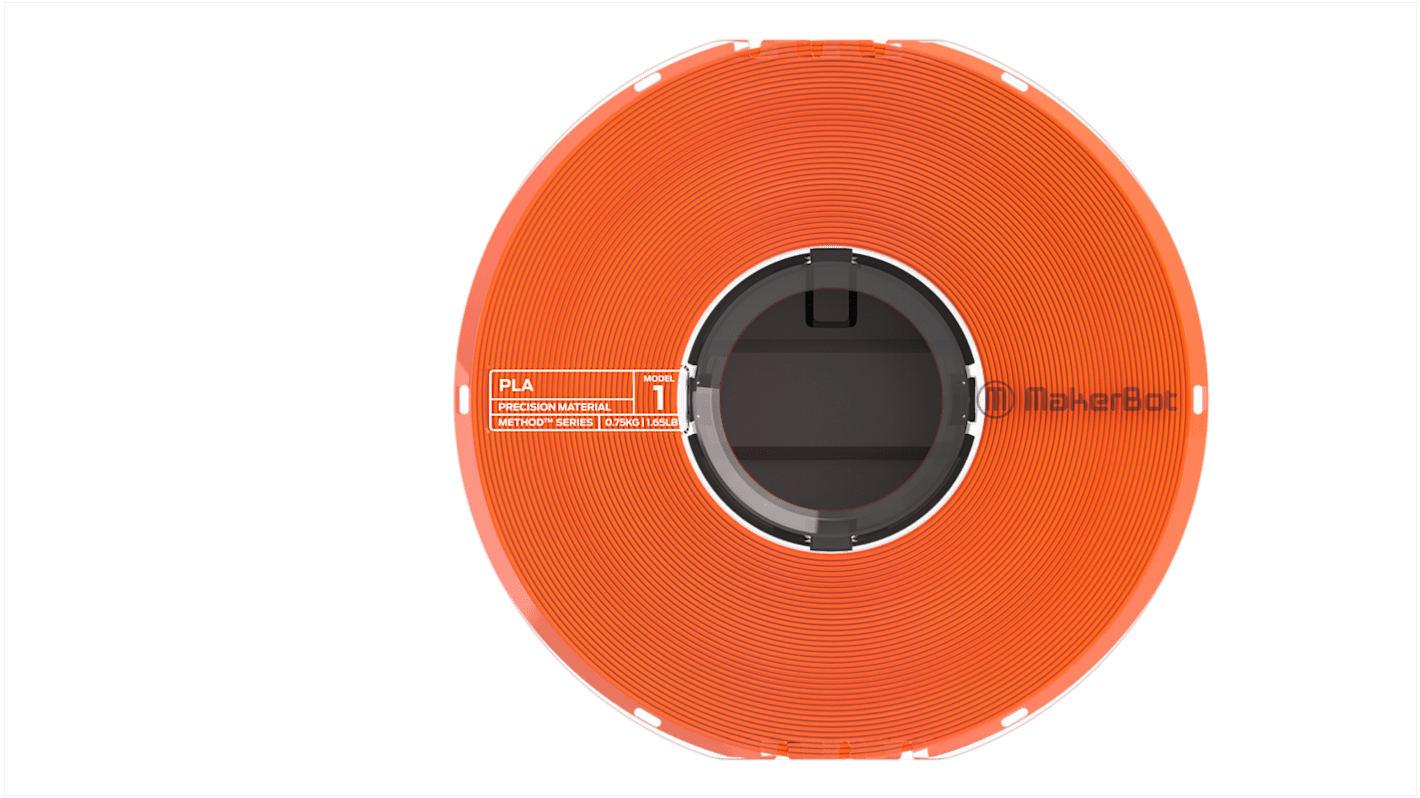 Ultimaker Robustes PLA 3D-Drucker Filament zur Verwendung mit UltiMaker Method Series 3D-Drucker, Orange, FDM, 750g