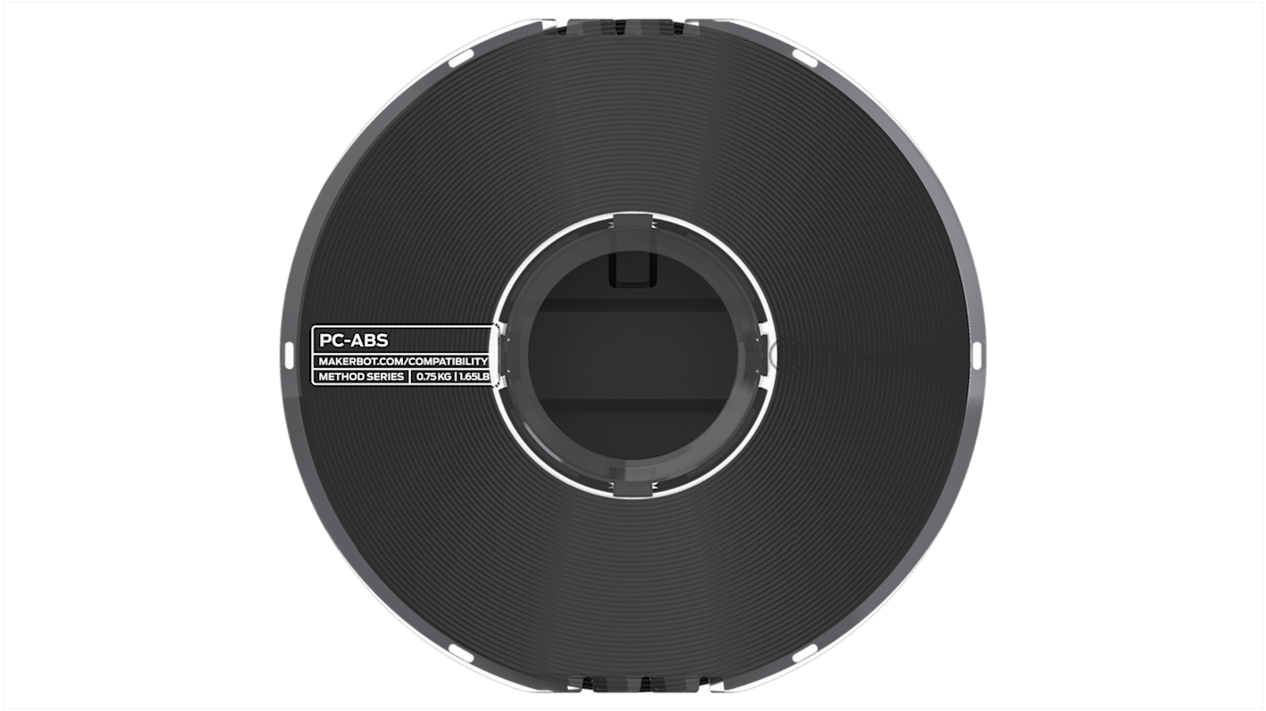 Ultimaker 1.75mm Black PC-ABS 3D Printer Filament, 630g