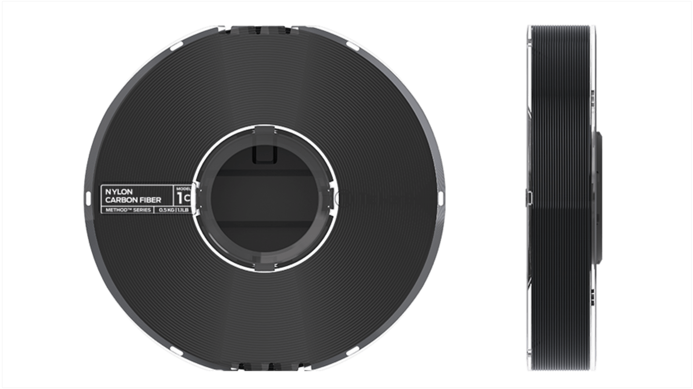 Ultimaker 1.75mm Black PA12 CF 3D Printer Filament, 500g