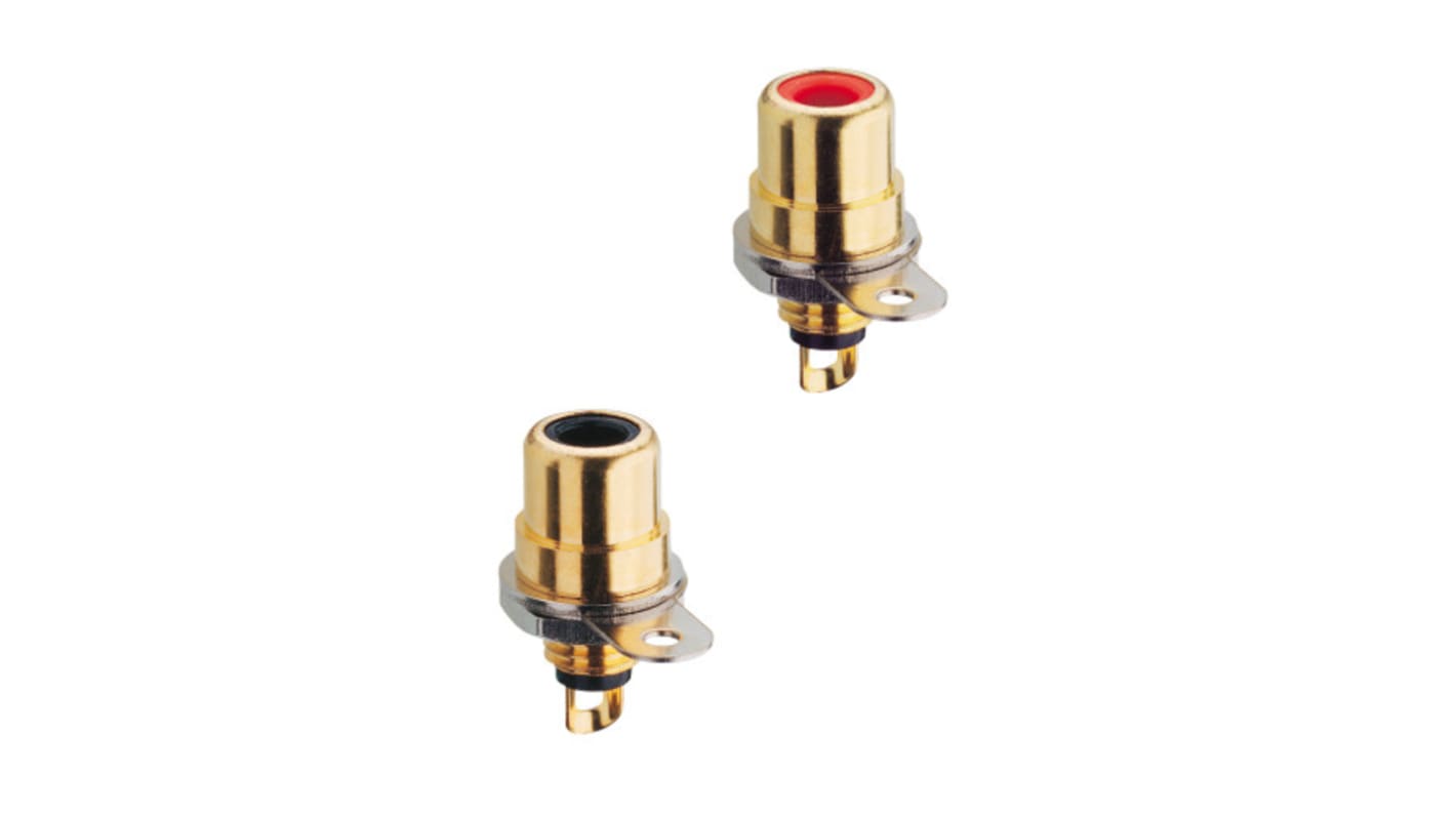 Lumberg Jack Socket Front Mount RCA Connector Socket 1A