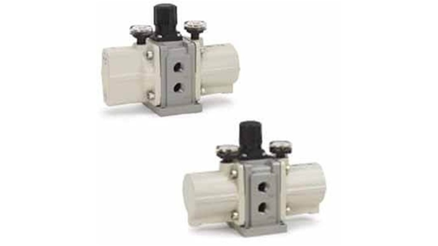 SMCVBA Pneumatic Booster Regulator, 1/4 in