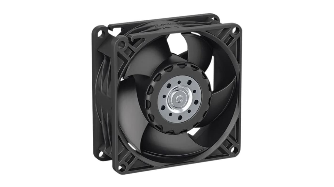 ebm-papst Axial Fan, 24 V dc, dc Operation, 68m³/h, 0.72 → 3.5W, 125mA Max, 80 x 80 x 32mm