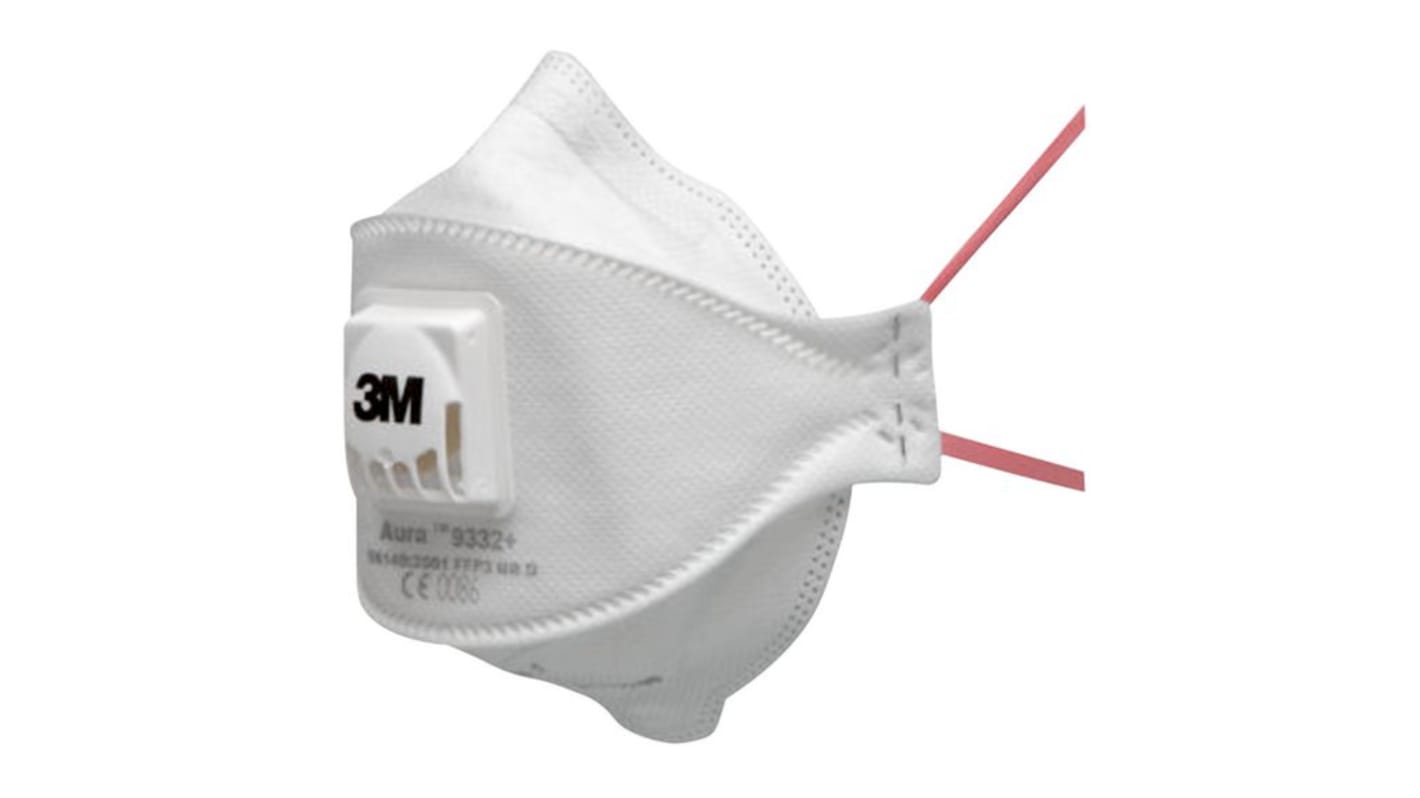 Mascarilla desechable FFP3 9332+BV, serie Aura 9300 +, con válvula