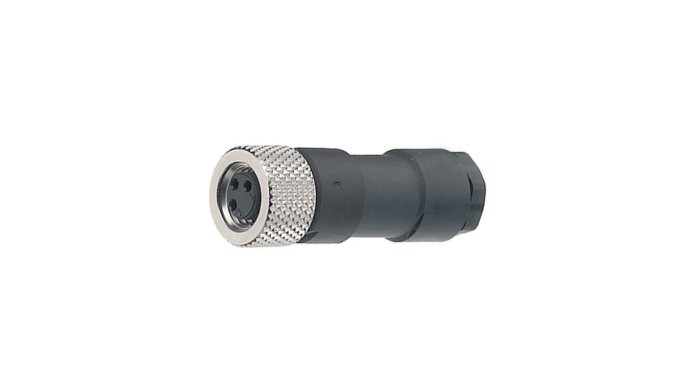 binder Socket, 4 Contacts, Cable Mount, M8 Connector, Socket, Female, IP67, 768 Series