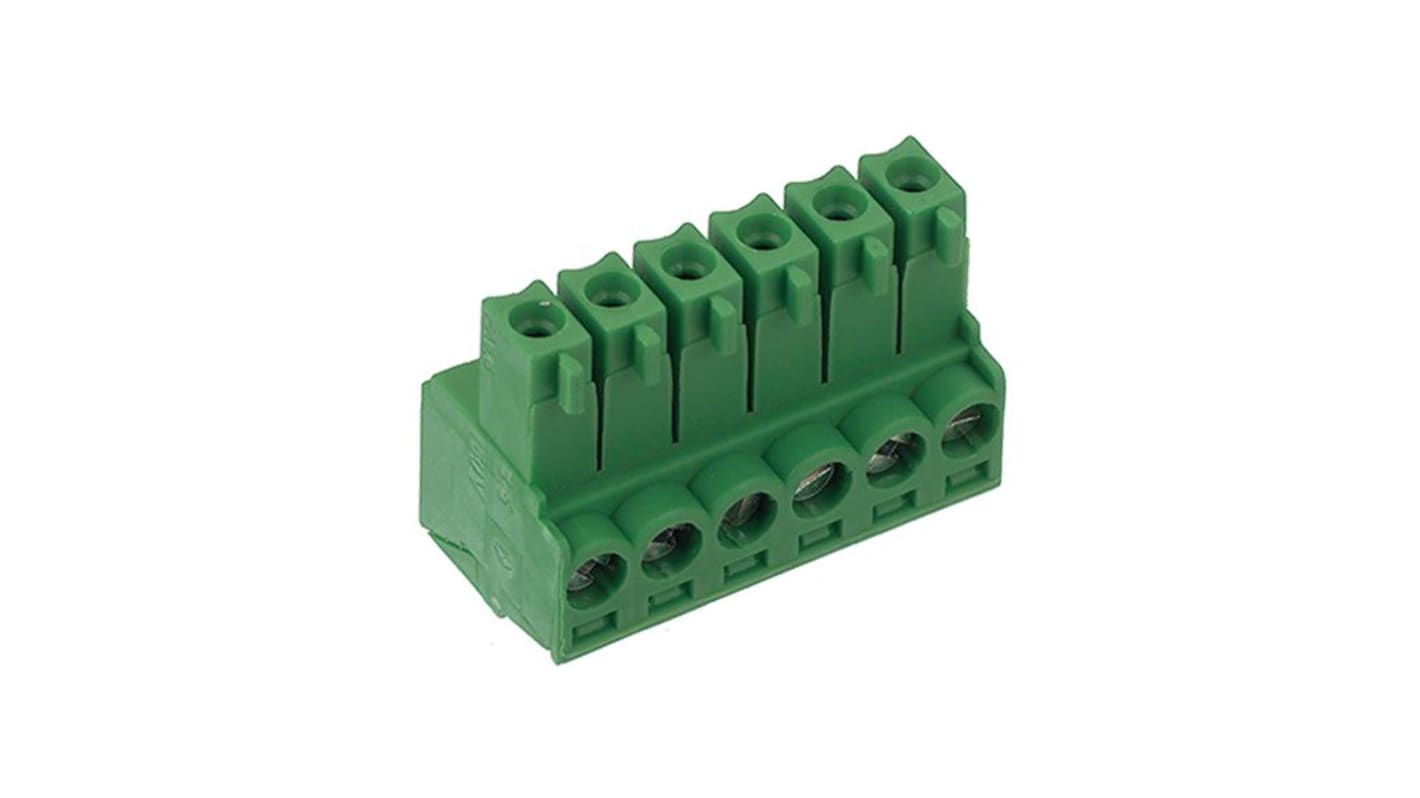 PTR HARTMANN, 3.5mm Pitch, AK1550, 12 Way, , Pluggable Terminal Block, Feed Through Header, Cable Mount, Screw