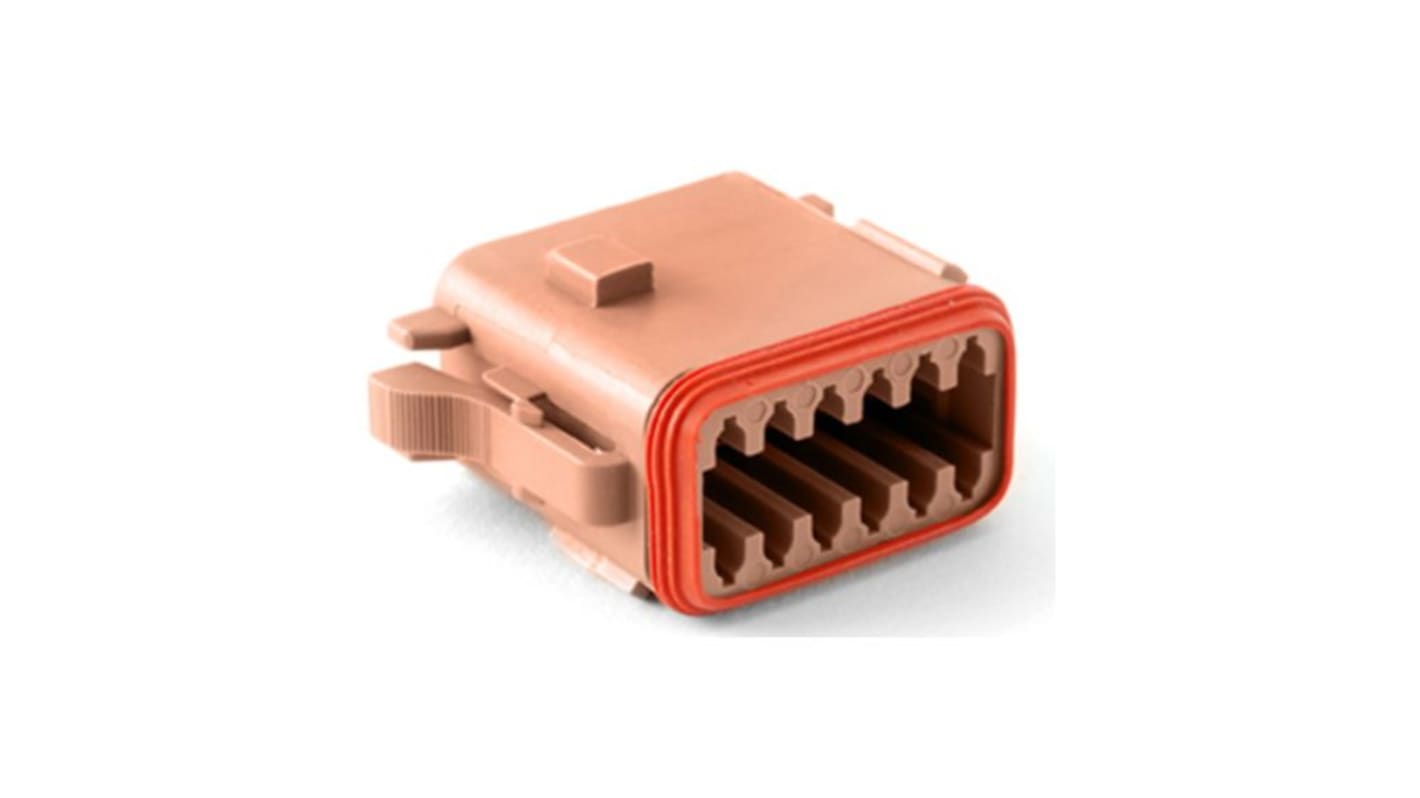 Amphenol Industrial, AT Receptacle Connector Housing, 12 Way, 2 Row