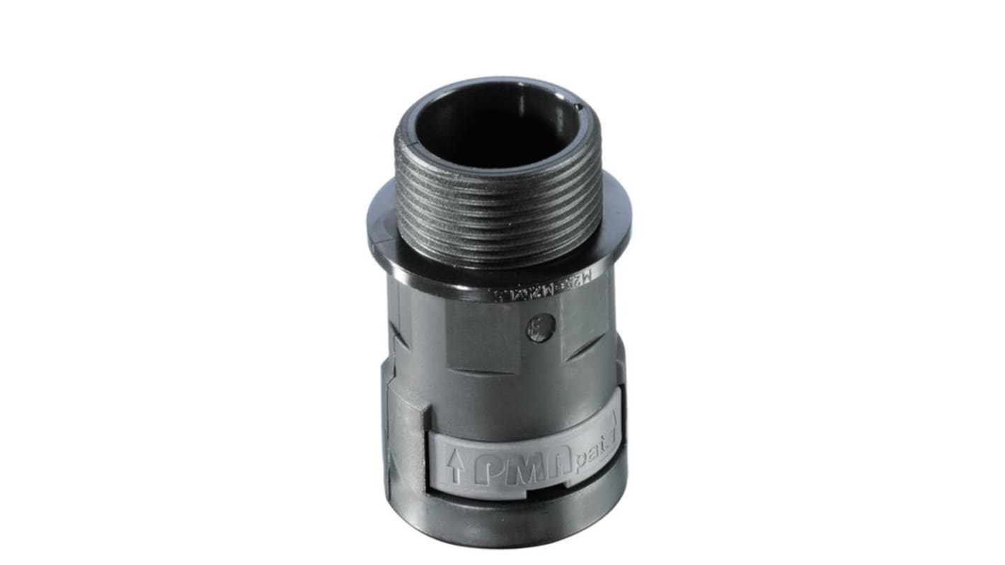 Raccordo per cavi Plustek BVND-P213GT-11, Connettore, Nero, filetto PG21