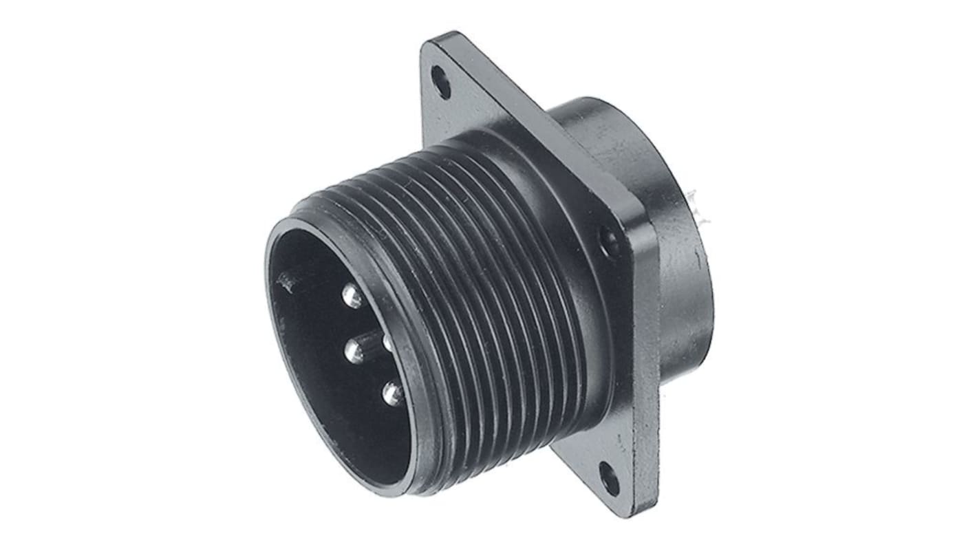 Conector circular MIL-DTL-5015 Fujikura Macho Recto serie CE05 macho, Montaje en Panel