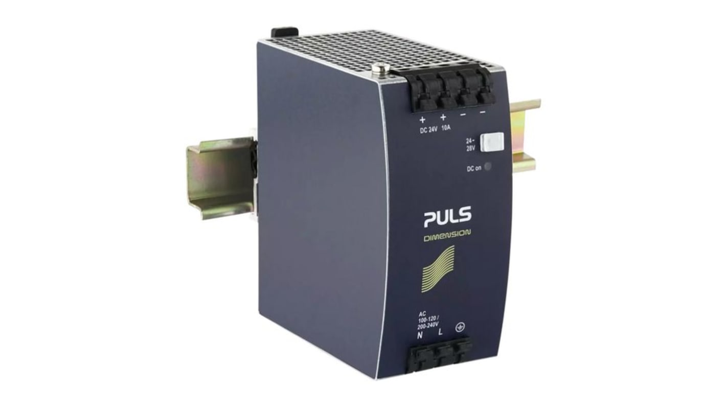 Alimentatore a montaggio su guida DIN PULS, 24V, 10A, 240V, 240W