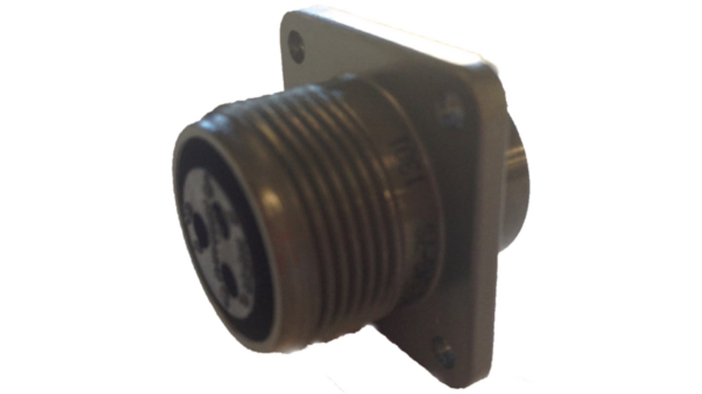 Conector circular MIL-DTL-5015 Amphenol Industrial Conector hembra Recto serie DS310 hembra, Montaje en Panel