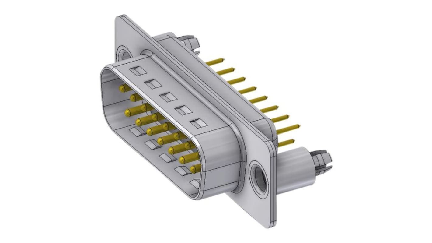 Deltron Connectors DTS 15 Way D-sub Connector Plug