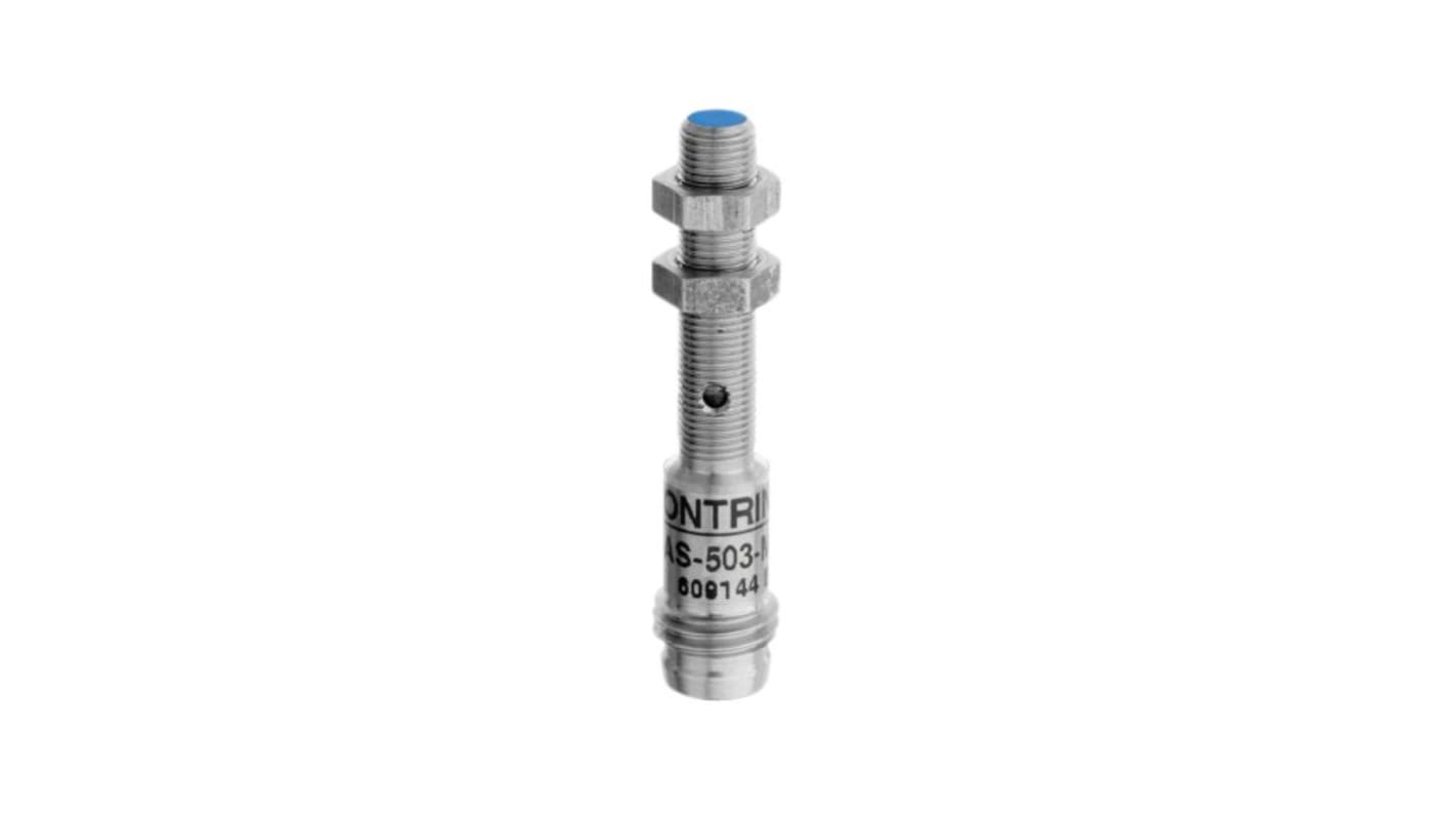 Contrinex from Molex Inductive Threaded Barrel Proximity Sensor, M5, 2.5 mm Detection, 10 → 30 V dc