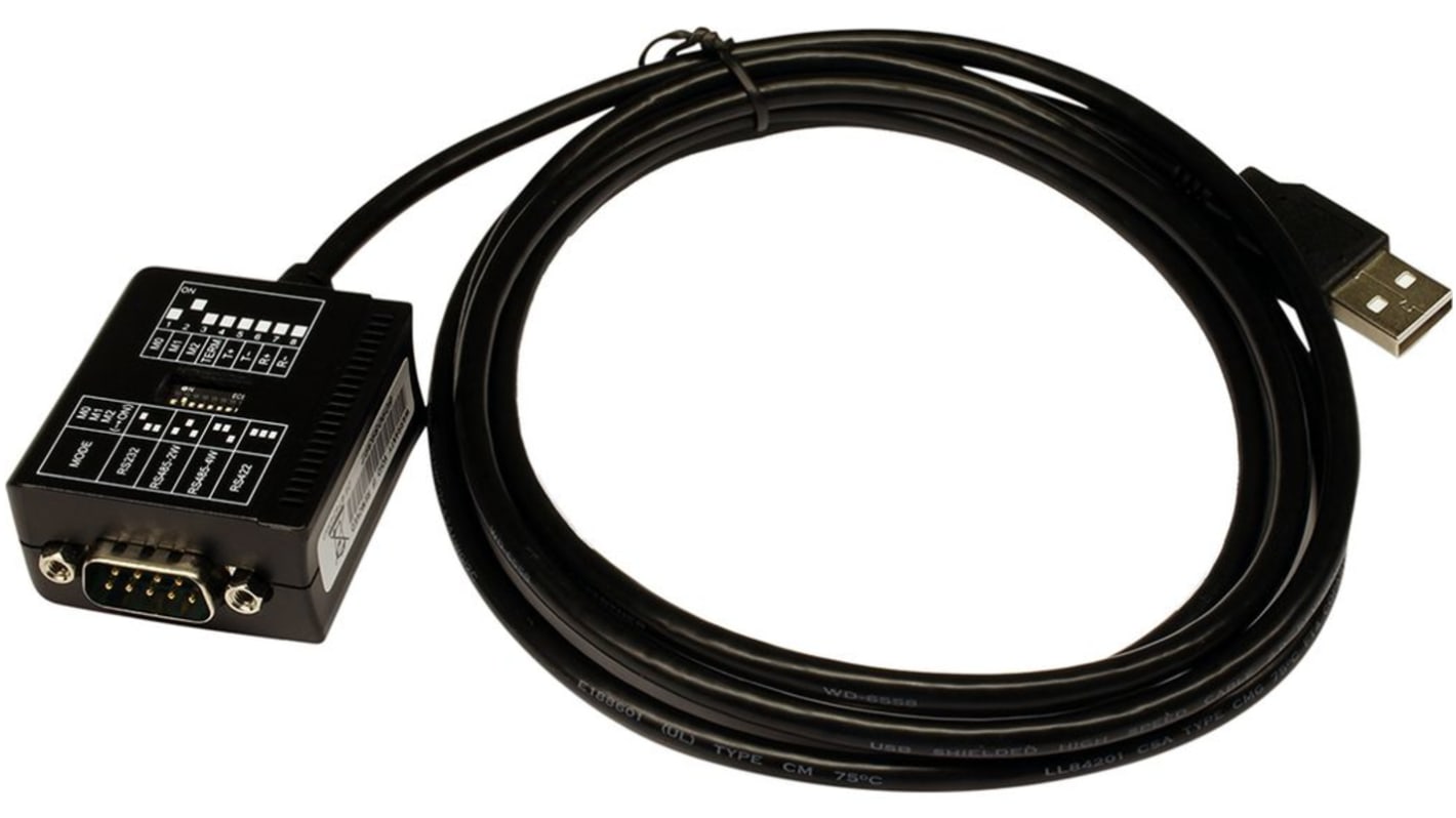 Exsys USB A Male Male to DB-9 Male Converter Cable