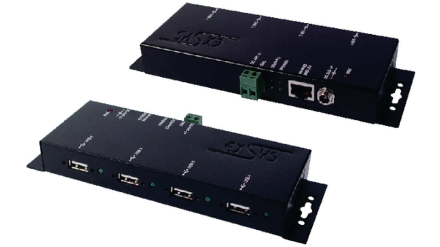 Exsys Serial Device Server, 1 Ethernet Port, USB 2.0 Interface