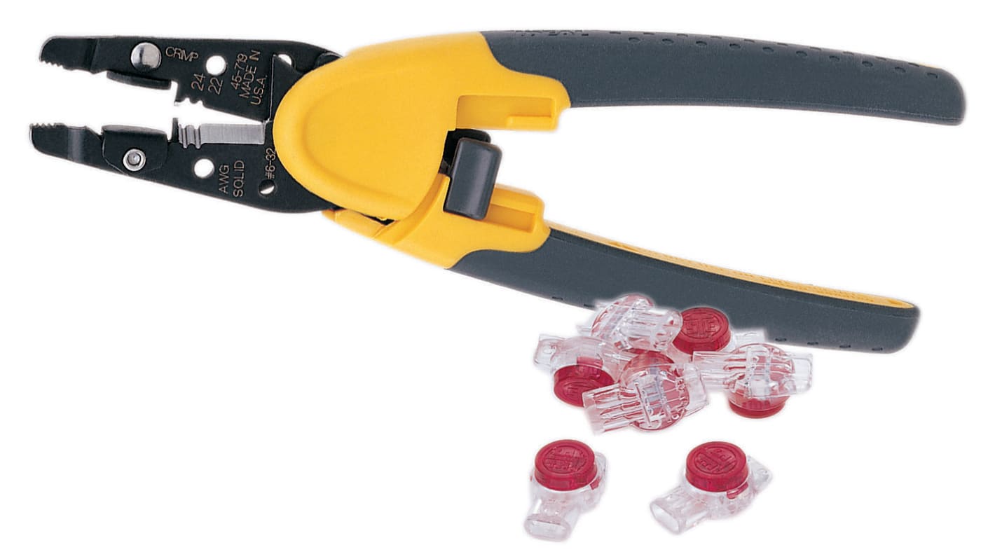 Ideal Industries, UR Butt Splice Wire Splice Connector, Red, Insulated 26 → 19 AWG