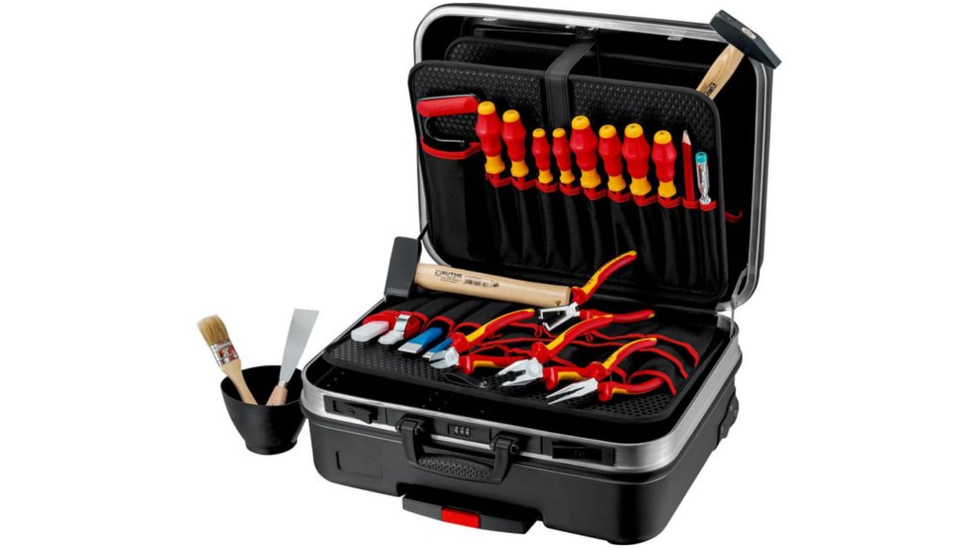 Knipex 24 Piece Electricians Tool Kit with Case, VDE Approved