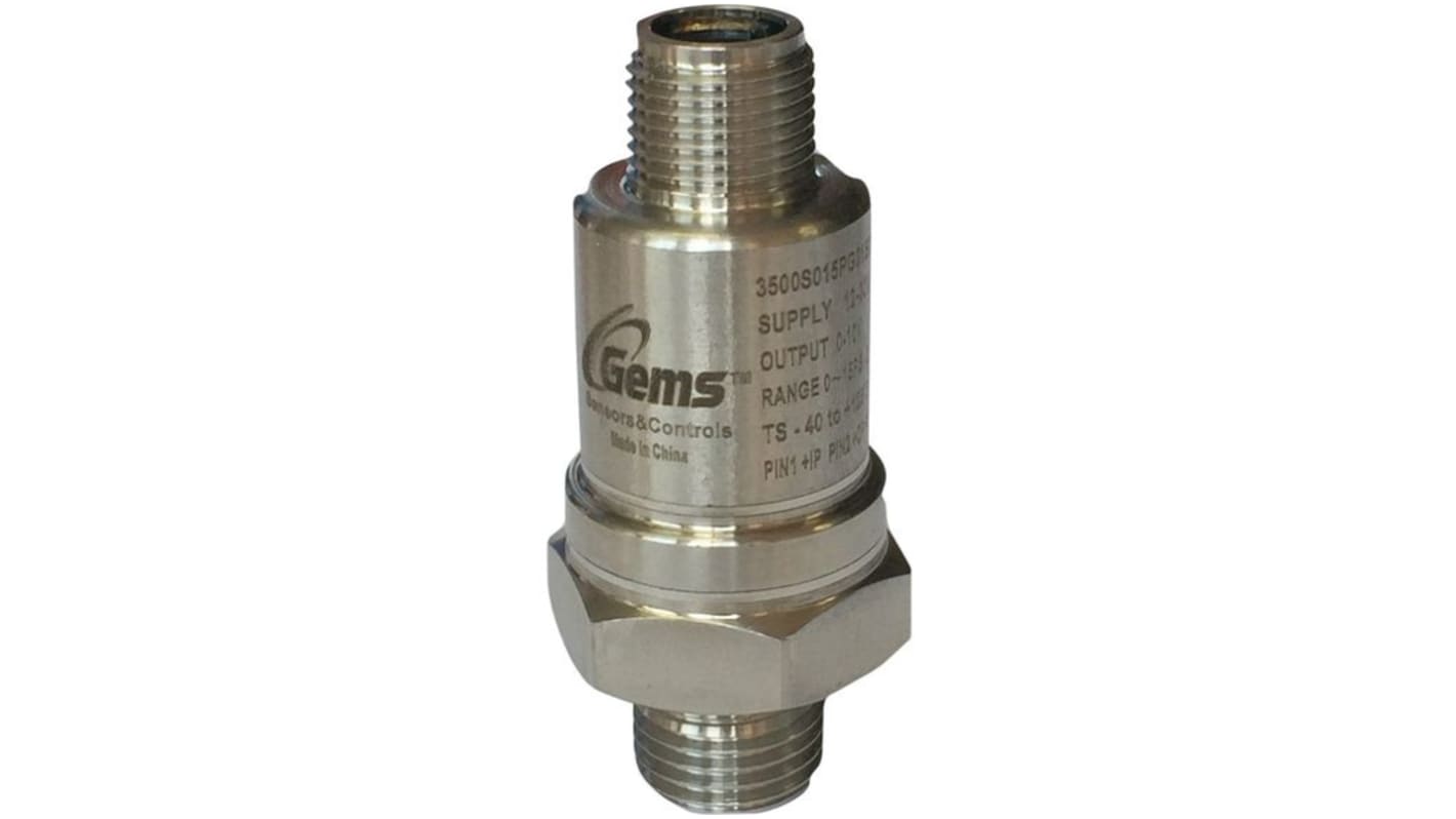 Sensore di pressione Relativa Gems Sensors, 10bar max, uscita Tensione