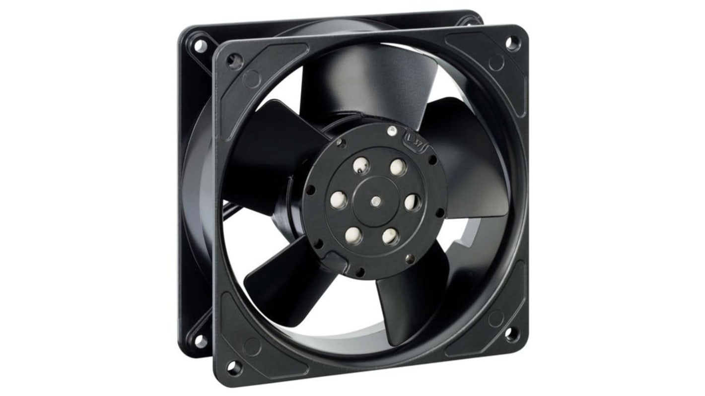 ebm-papst Axial Fan, 230 V ac, ac Operation, 104m³/h, 13W, IP65, 119 x 119x 38mm