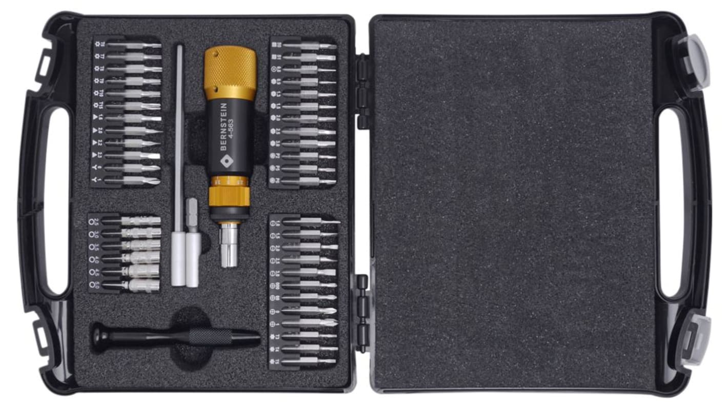 Bernstein Screwdriver Bit Set 46 Pieces, Slotted