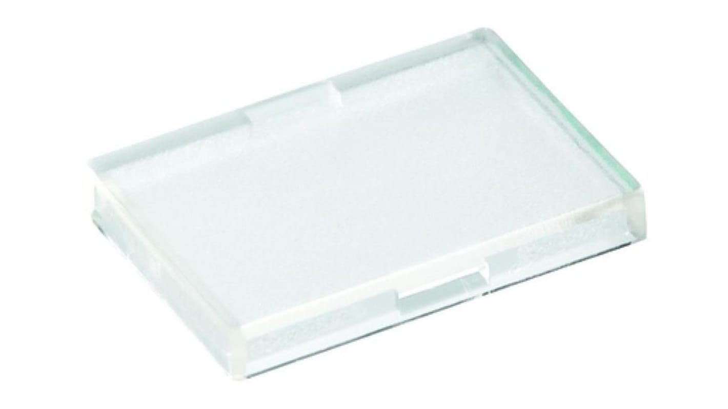 RAFI Transparent Rectangular Push Button Lens for Use with LUMOTAST 75 Series Push Button Switch