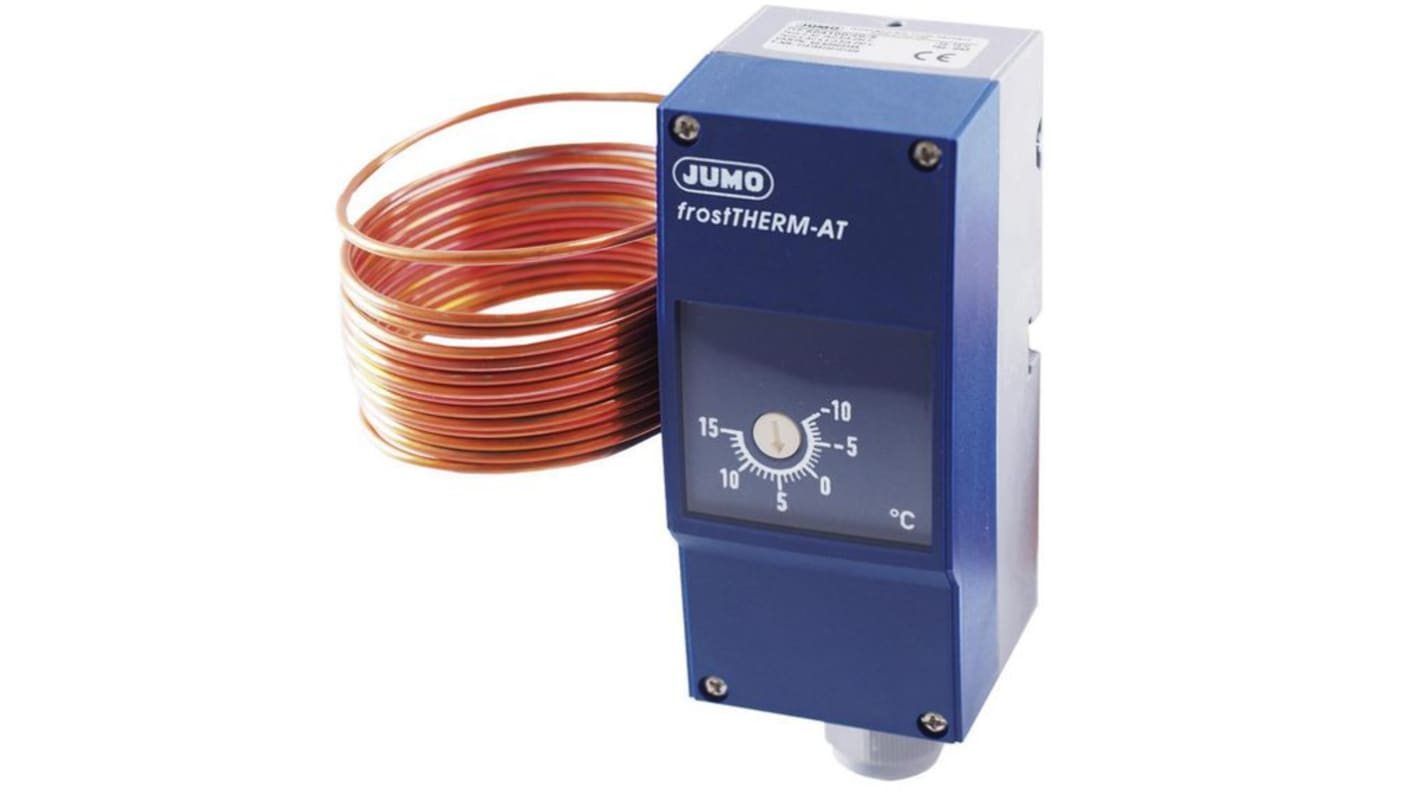 Jumo frostTHERM Changeover Thermostats, 16A, 230 V, -10 → +15 °C
