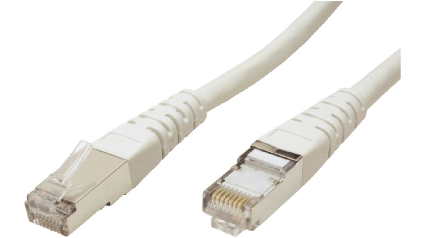 Câble Ethernet catégorie 6 Roline, Gris, 7m PVC Droit