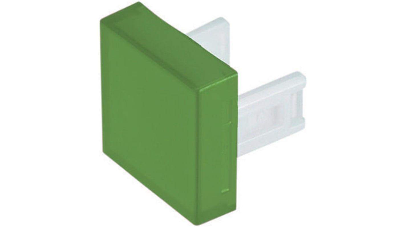 EAO Green Square Push Button Lens for Use with 31 Series Switches
