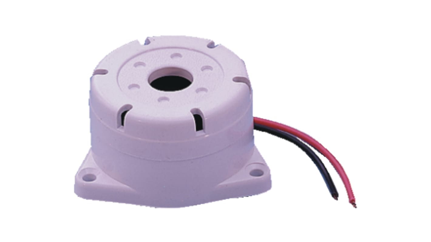 Digisound F/HU Series Surface Mount Electronic Sounder, 30 V dc, 87dB at 1 m, IP54, Single-Tone