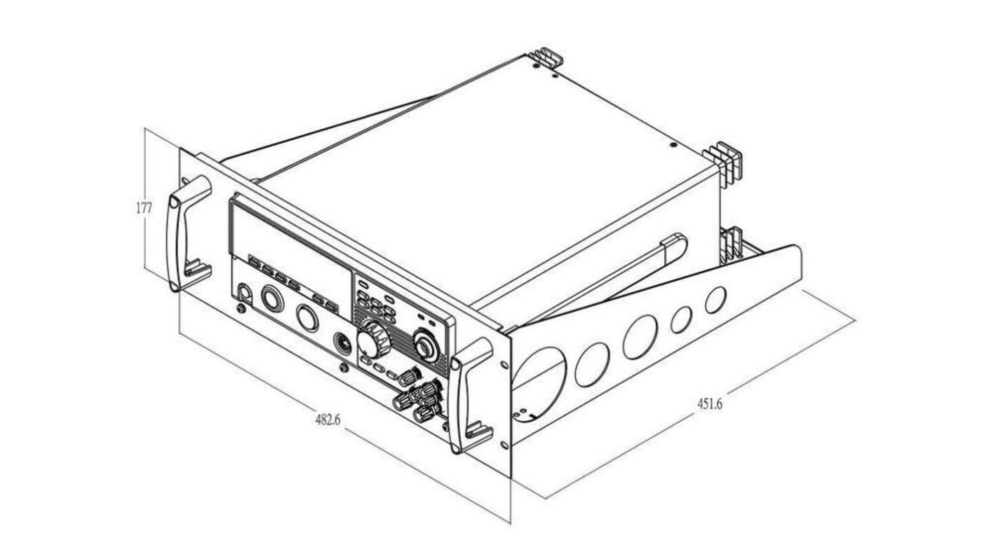 GW Instek GRA Series Adapter for Use with GPT-9904/9903 only, 330 x 148 x 587mm