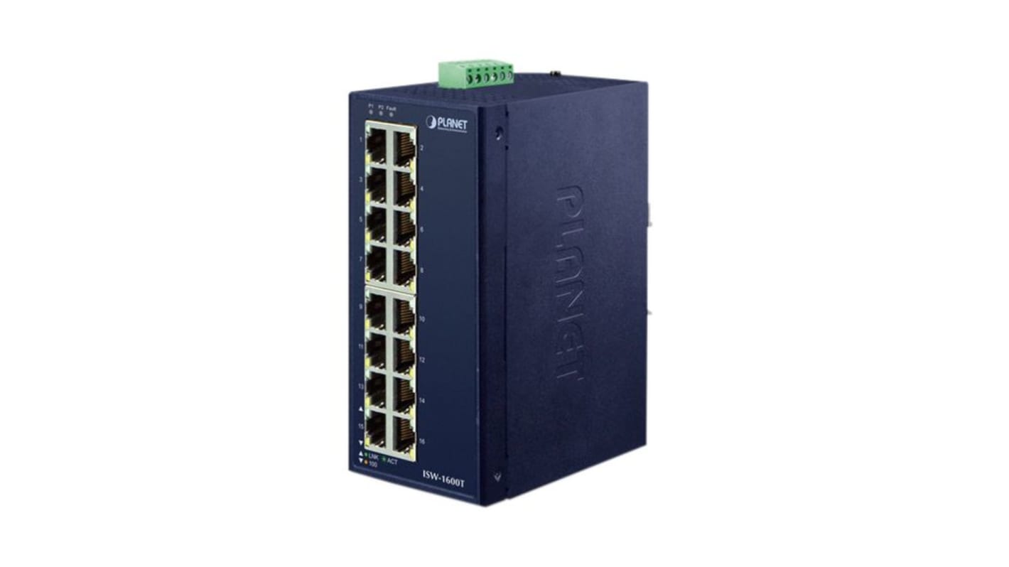 Planet-Wattohm ISW-1600T Ethernet-Switch 16-Port Unmanaged