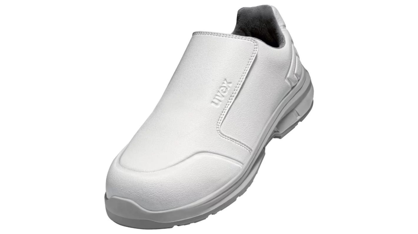 65819 Unisex White Non Metal Toe Capped Safety Shoes, UK 14, EU 49