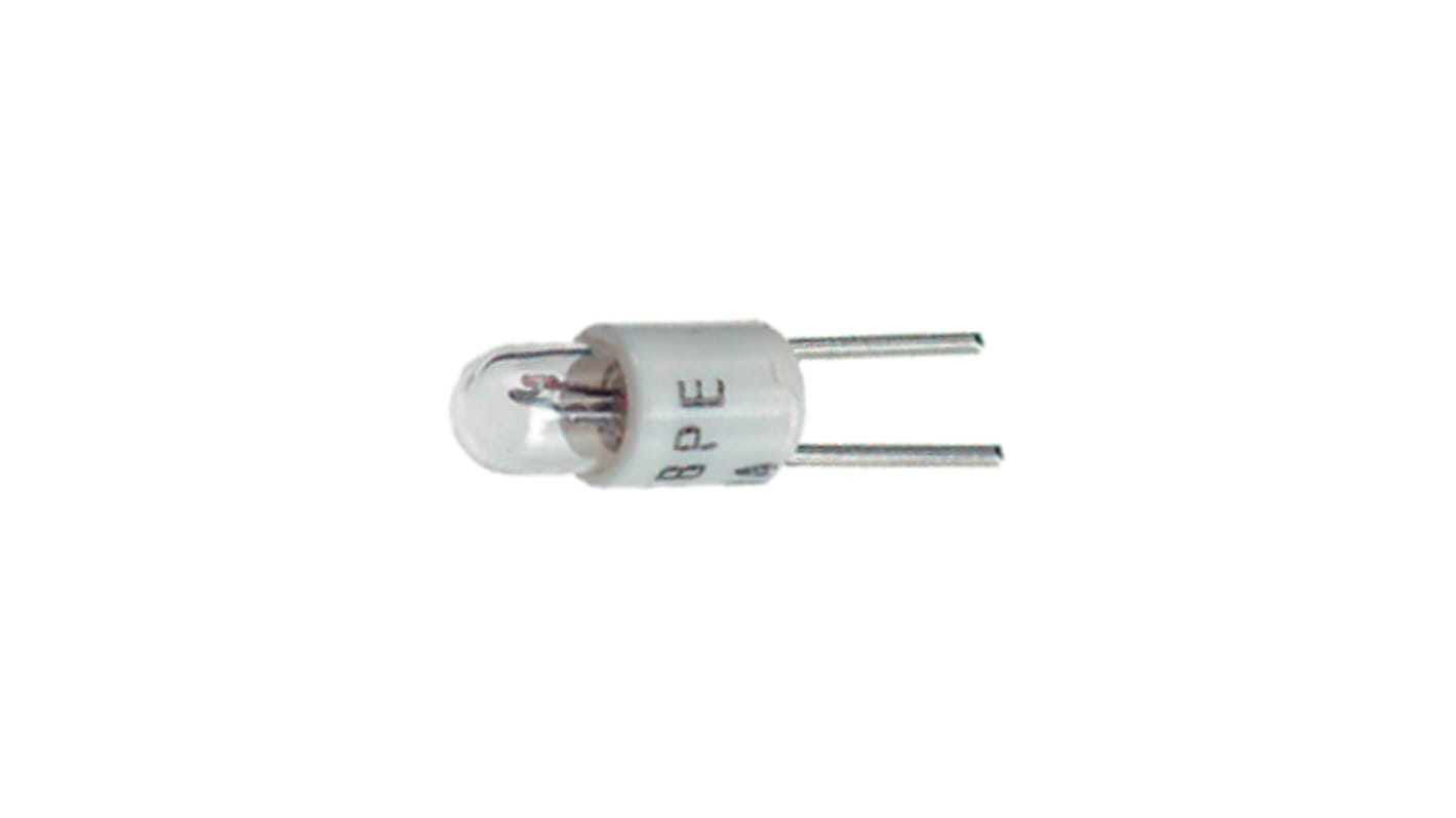 Oshino Lamps Bi-Pin GLS Incandescent Light Bulb, Clear, 28 V, 24 mA, 5000h