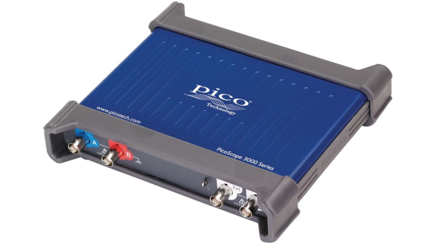 Pico Technology 3000 Series Series, 50MHz PC Based PC Oscilloscope, 2 Analogue Channels, 16 Digital Channels