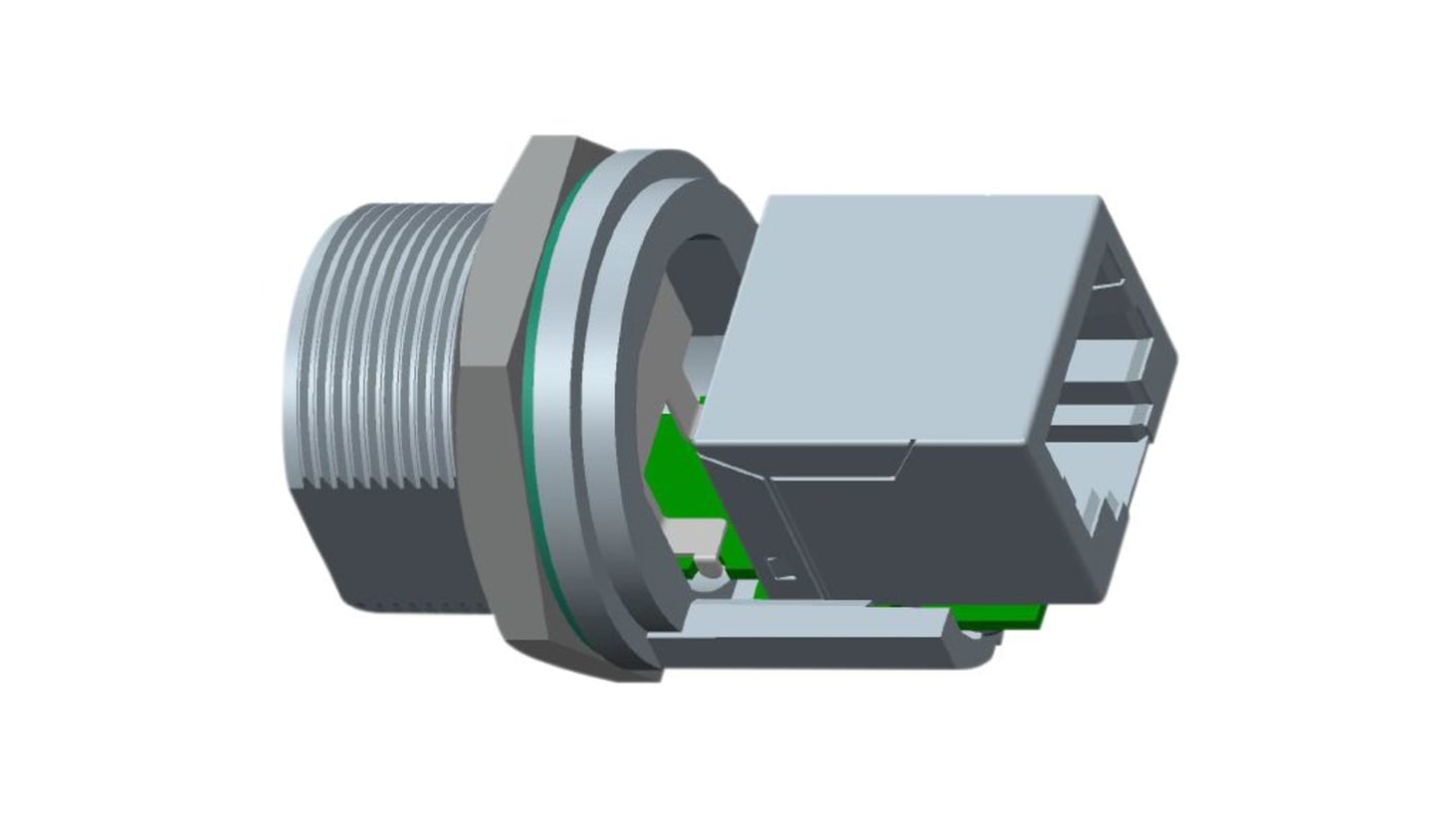 Vite media da pannello RJ45 Amphenol Industrial, RJ45