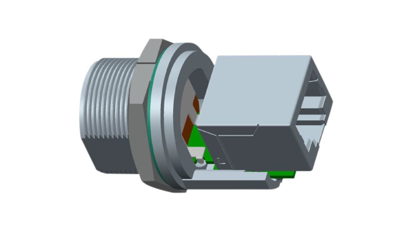 Vite media da pannello RJ45 Amphenol Industrial, RJ45