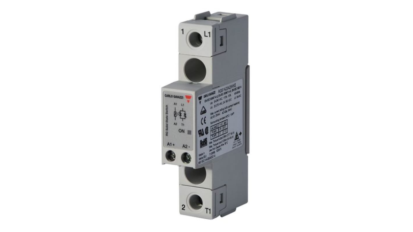 Carlo Gavazzi RGS Chassismontage Halbleiterrelais 600 V AC/DC / 75 A