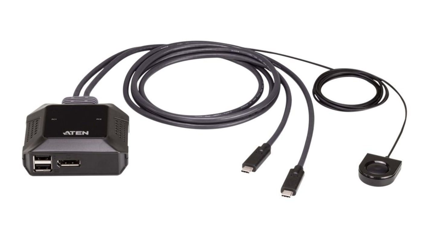 Przełącznik KVM US3312-AT, 9-portowy USB 1, Aten DisplayPort