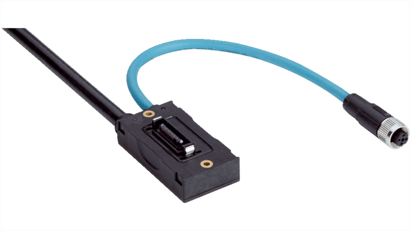 Sick Female M12 to 4 way Connector & Cable, 2m